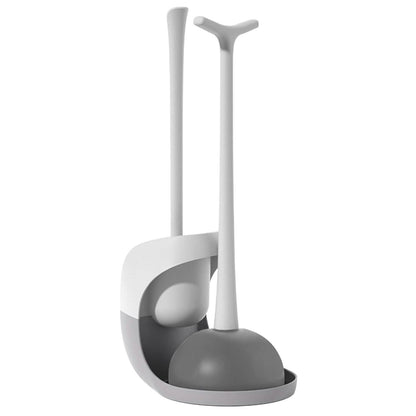 2-in-1 Toilet Plunger and Brush Combo Set with Ventilated Holder DailySale