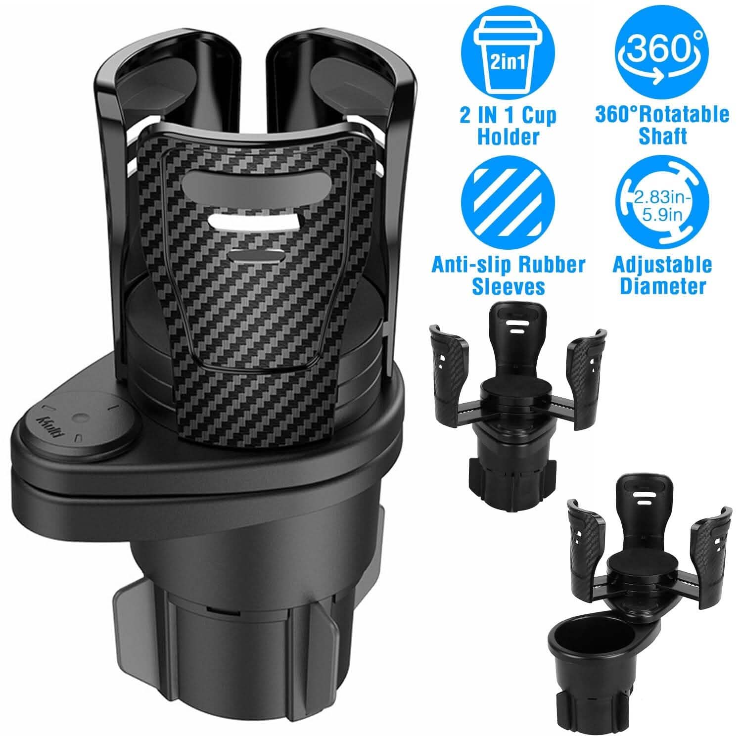 2-in-1 Universal Car Cup Mount Holder DailySale