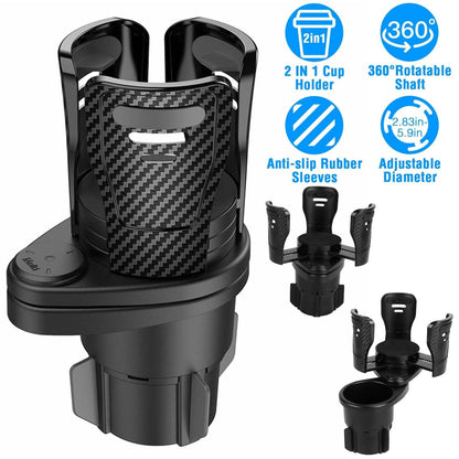 2-in-1 Universal Car Cup Mount Holder DailySale
