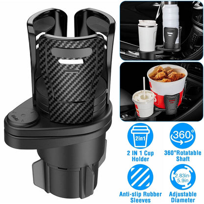 2-in-1 Universal Car Cup Mount Holder with Adjustable Base DailySale