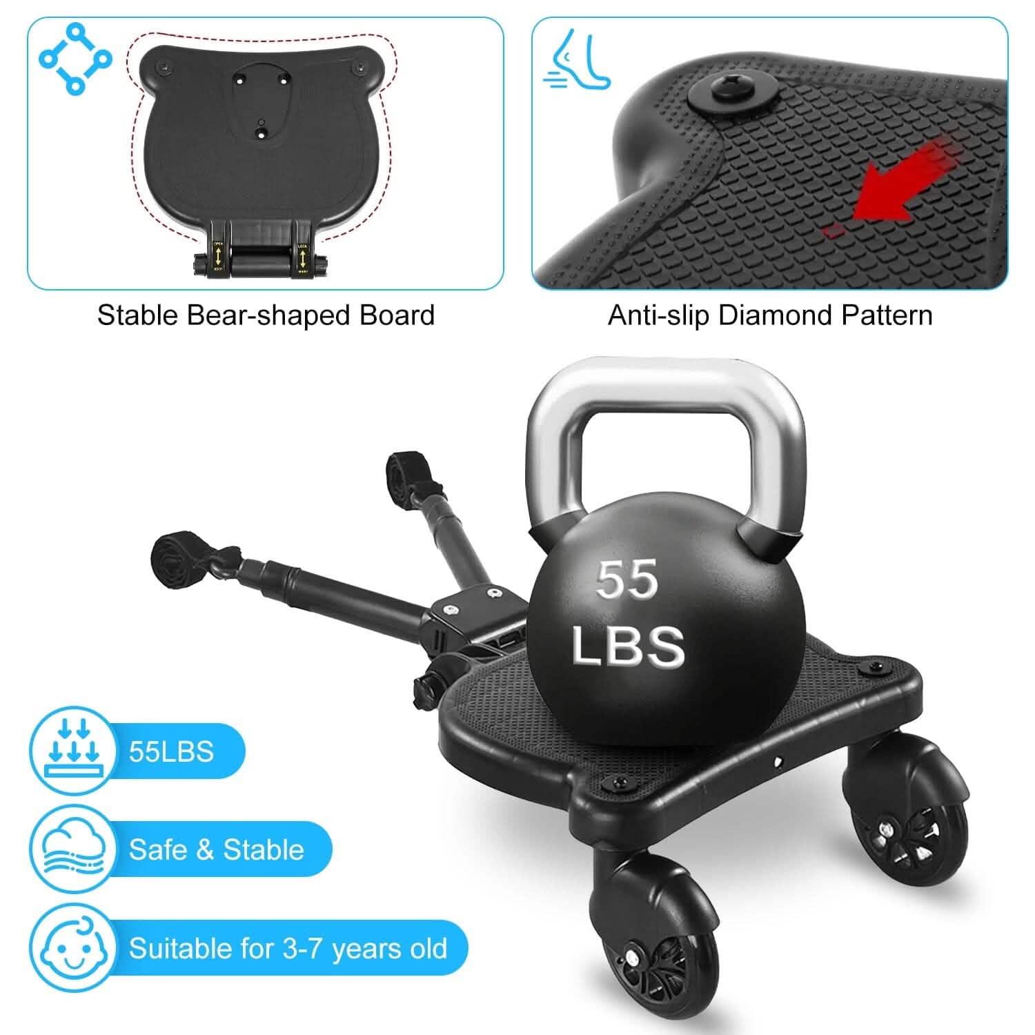 2-in-1 Universal Stroller Board DailySale
