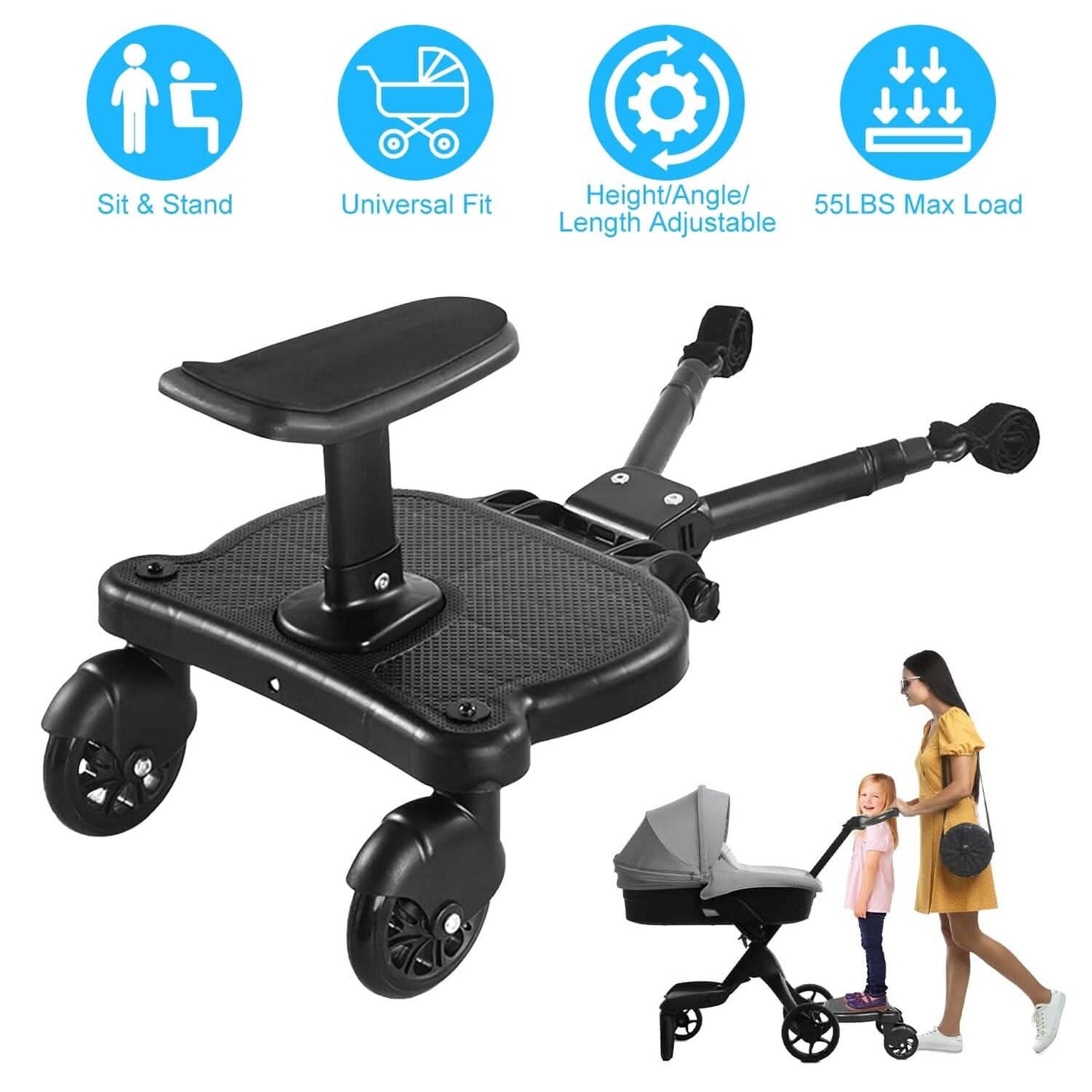2-in-1 Universal Stroller Board DailySale
