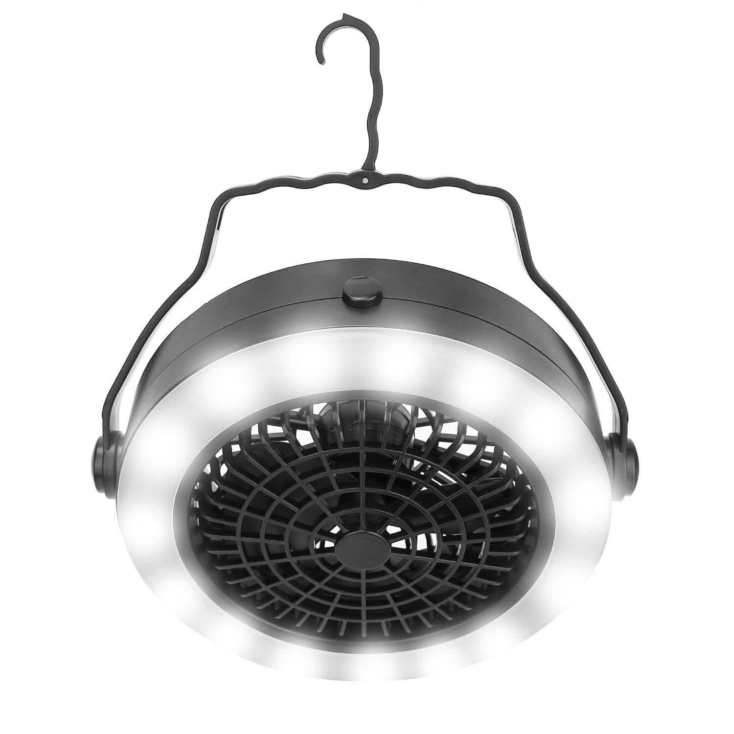 2-in-1 Outdoor Battery/USB Operated Portable Camping LED Fan DailySale