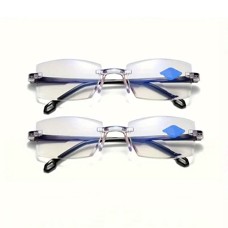 2-Pack: +100 Clear Lens Anti-Eyestrain Computer Unisex Glasses DailySale
