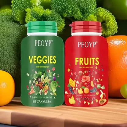 2-Pack: 100% Natural Fruits and Vegetables Supplement DailySale