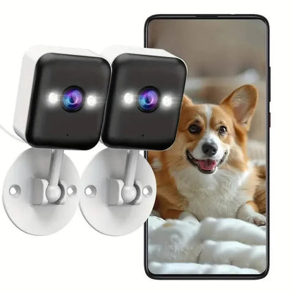 2-Pack: 1080P FHD Wireless Surveillance Camera, Full-Color Night Vision, Two-Way Voice & More DailySale