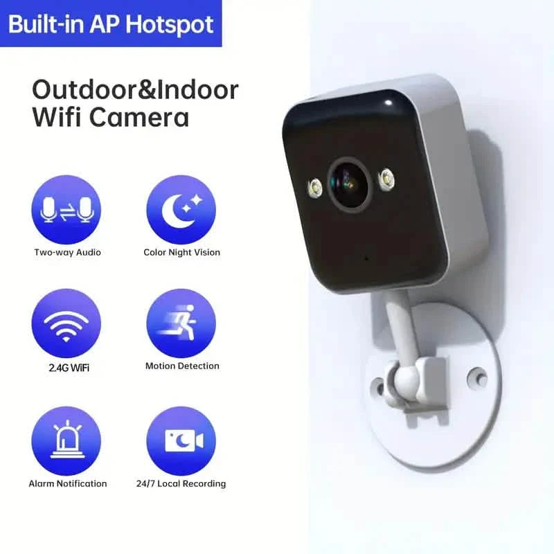 2-Pack: 1080P FHD Wireless Surveillance Camera, Full-Color Night Vision, Two-Way Voice & More DailySale