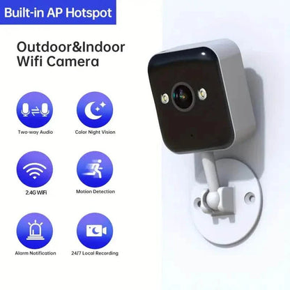 2-Pack: 1080P FHD Wireless Surveillance Camera, Full-Color Night Vision, Two-Way Voice & More DailySale