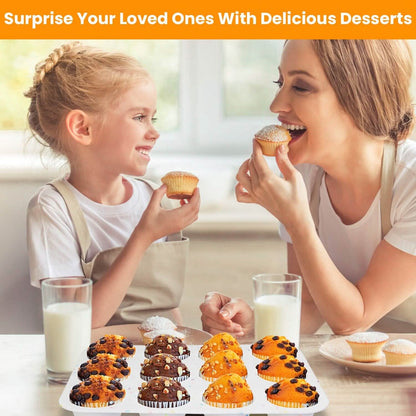 2-Pack: 12 Cups Silicone Muffin Nonstick Pans DailySale