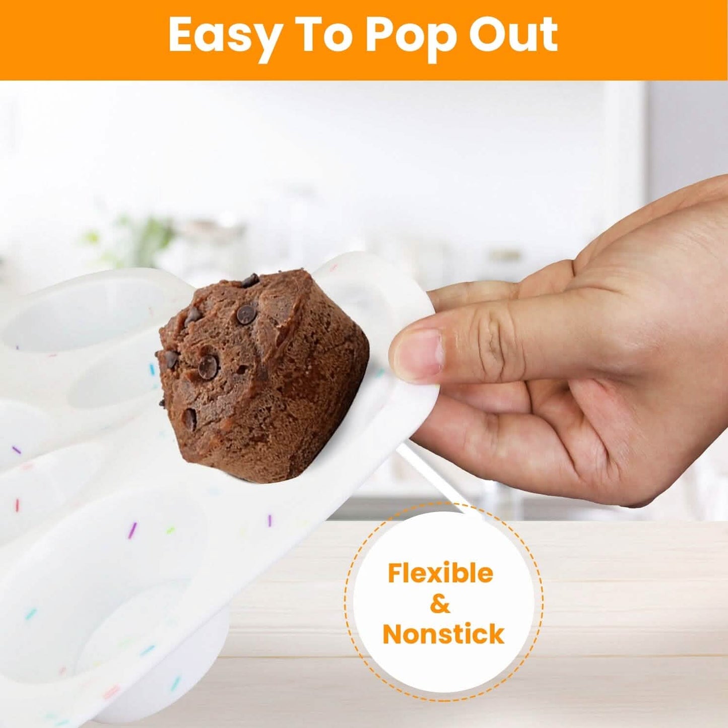 2-Pack: 12 Cups Silicone Muffin Nonstick Pans DailySale