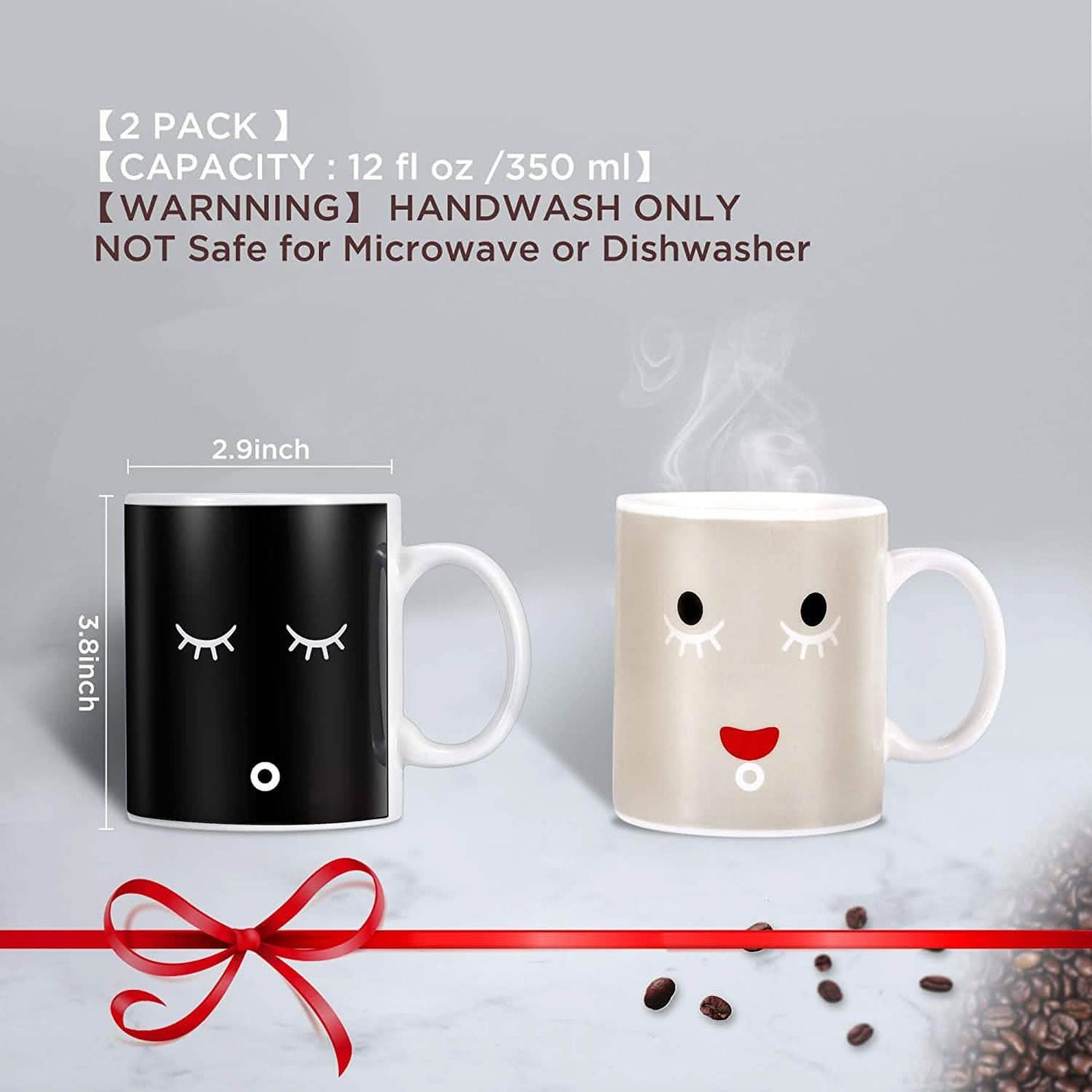 2-Pack: 12 Oz. Color Changing Magic Mug DailySale