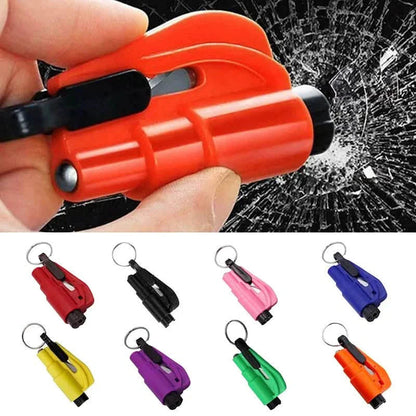 2-Pack: 2-in-1 Emergency Car Escape Tool: Safety Belt Cutter, Metal Safety Hammer & Window Breaker DailySale