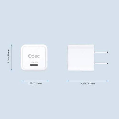 2-Pack: 20W iPhone Fast Charger Type C Wall Charging Adapter DailySale