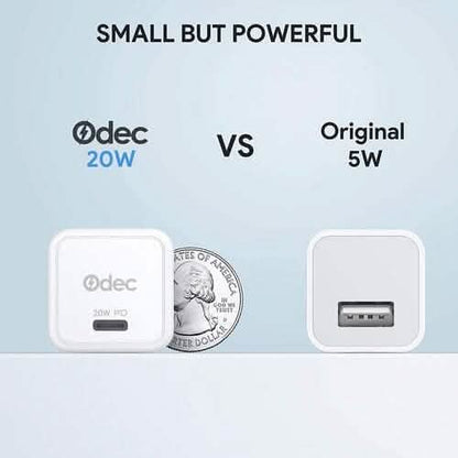 2-Pack: 20W iPhone Fast Charger Type C Wall Charging Adapter DailySale