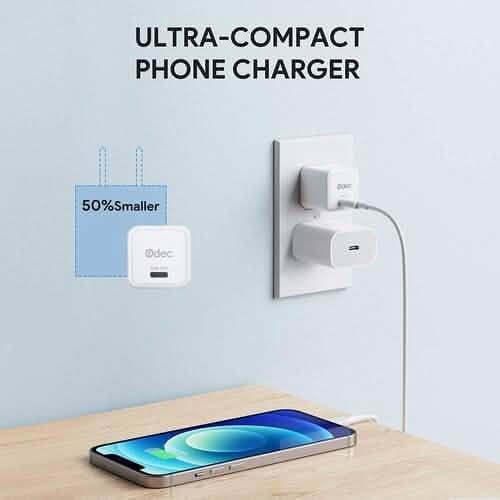 2-Pack: 20W iPhone Fast Charger Type C Wall Charging Adapter DailySale
