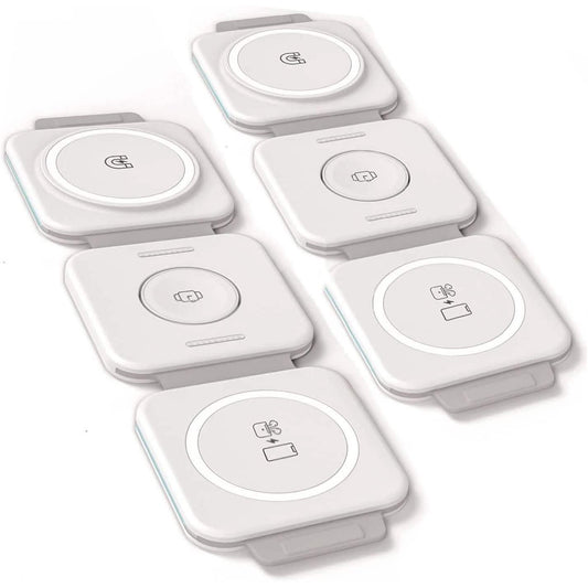 2-Pack: 3-in-1 Travel Charging Station for AirPods, Apple Watch and iPhone DailySale