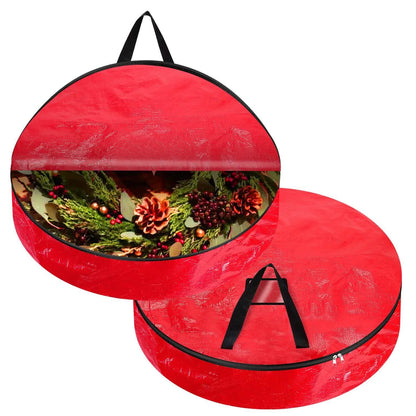 2-Pack: 30" Christmas Wreath Storage Bag 88L DailySale