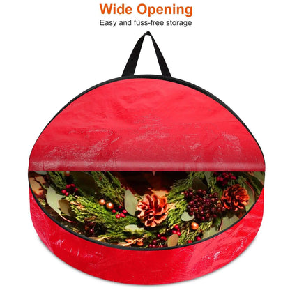 2-Pack: 30" Christmas Wreath Storage Bag 88L DailySale