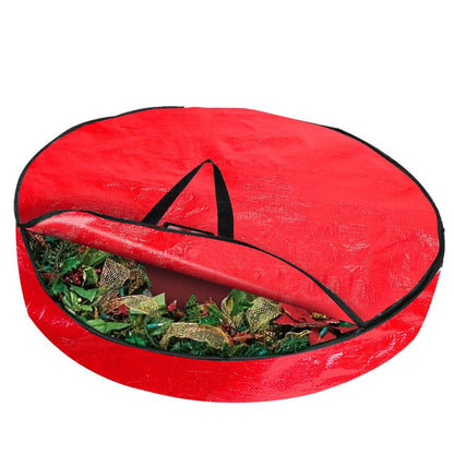 2-Pack: 30" Christmas Wreath Storage Bag 88L DailySale