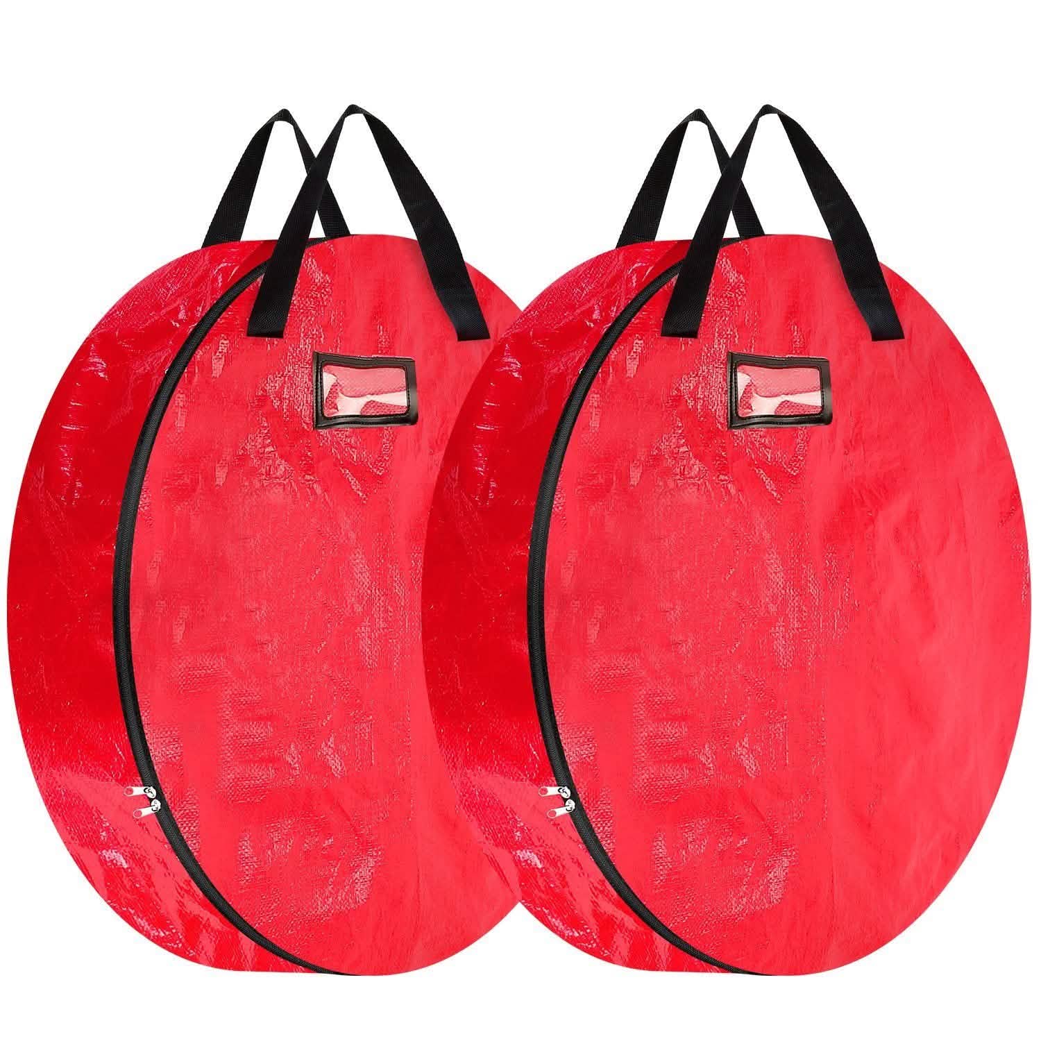 2-Pack: 30" Christmas Wreath Storage Bag 88L DailySale