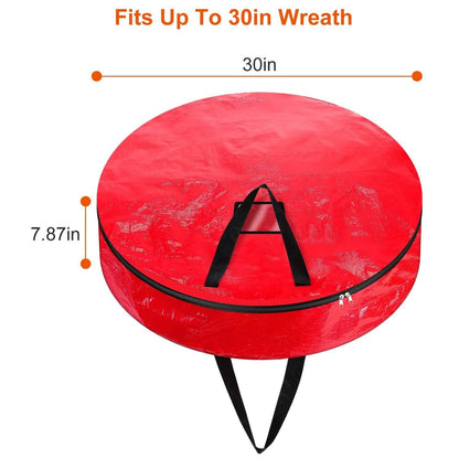 2-Pack: 30" Christmas Wreath Storage Bag 88L DailySale