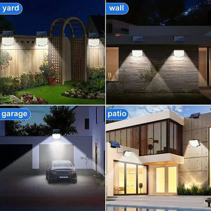2-Pack: 200-LED/3Modes Upgraded Split Solar Motion Sensor Light Outdoor with Remote DailySale