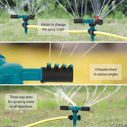 2-Pack: 360 Degree Rotatable Lawn Garden Sprinkler DailySale