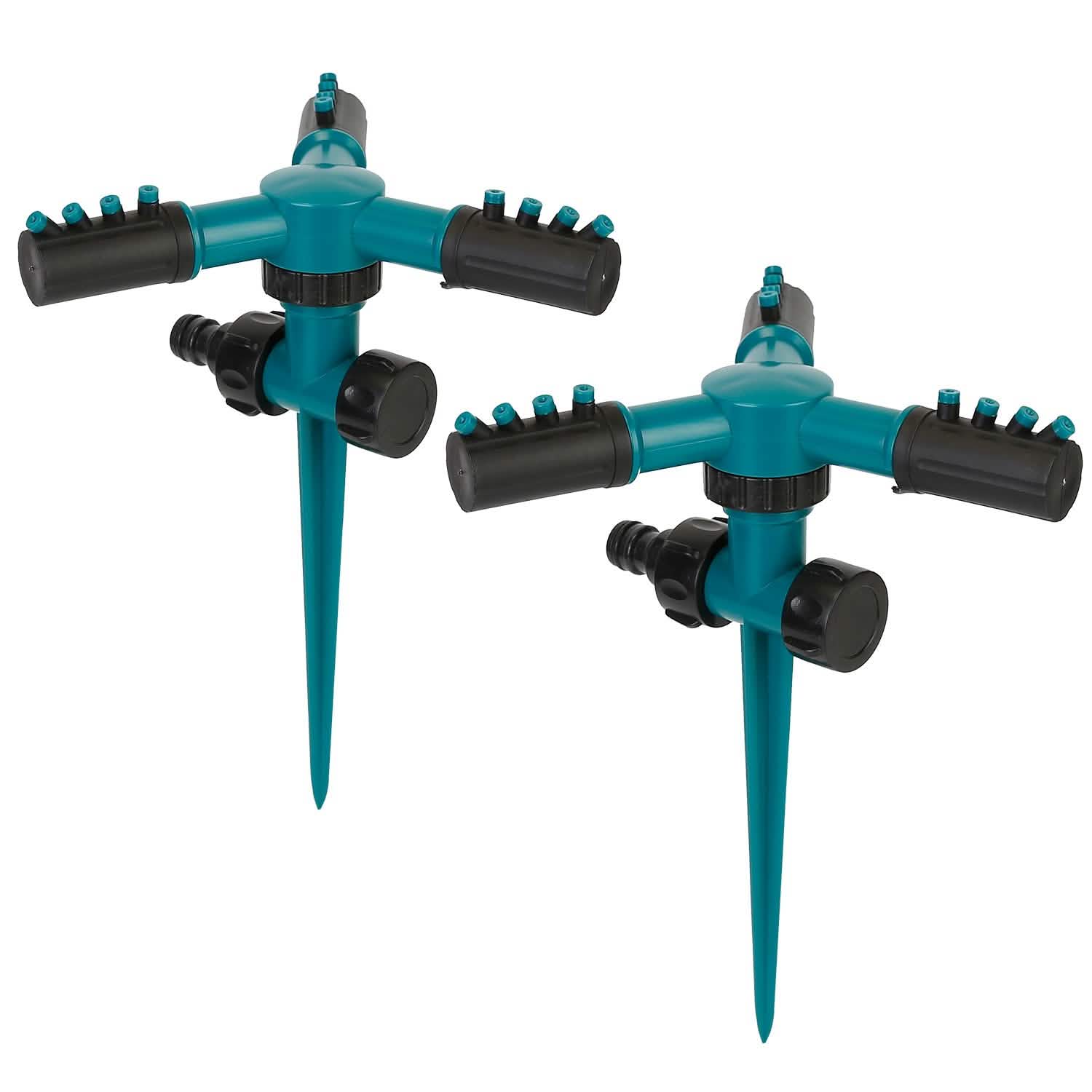 2-Pack: 360 Degree Rotatable Lawn Garden Sprinkler DailySale