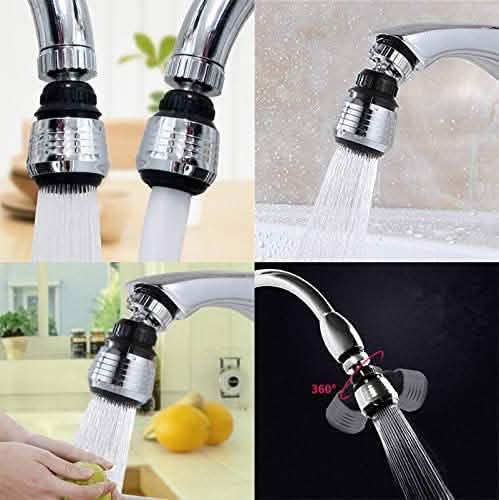 2-Pack: 360 Degree Swivel Faucet Aerator Deluxe Water Saving Faucet Sprayer DailySale