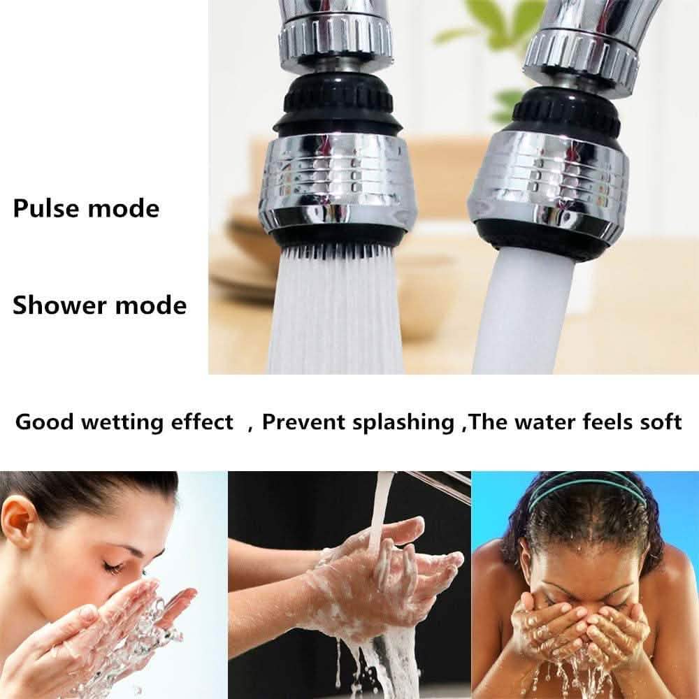2-Pack: 360 Degree Swivel Faucet Aerator Deluxe Water Saving Faucet Sprayer DailySale