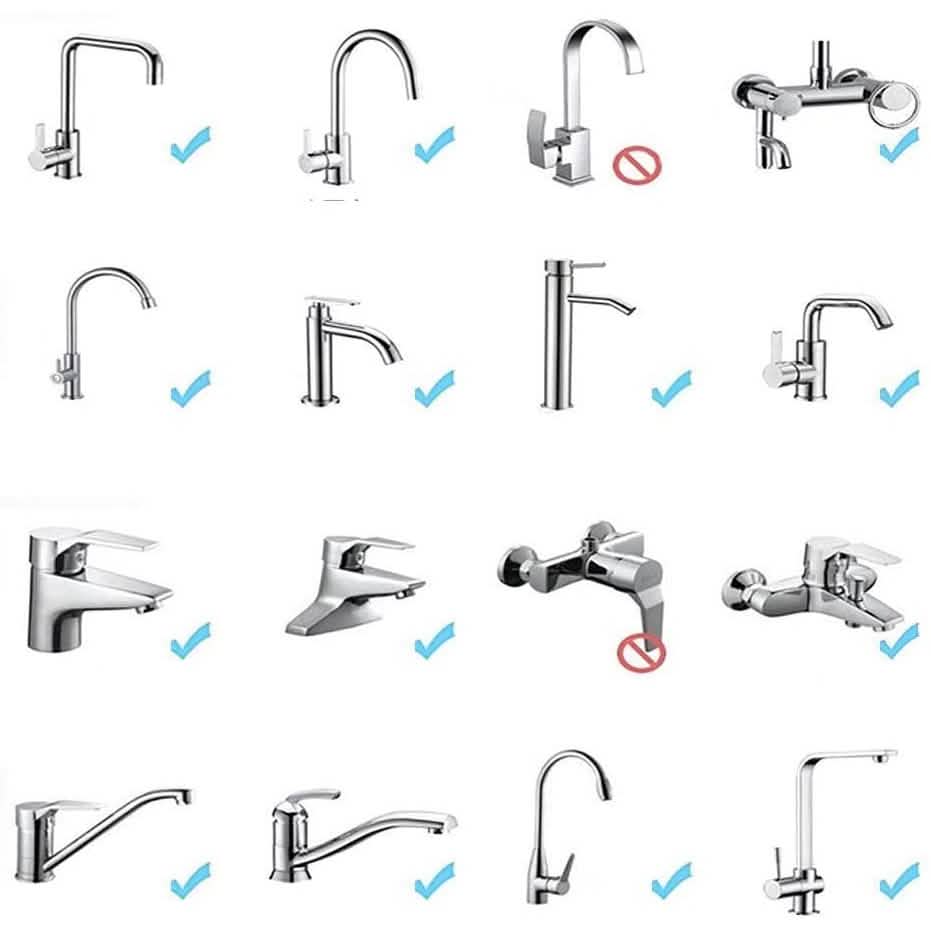 2-Pack: 360 Degree Swivel Faucet Aerator Deluxe Water Saving Faucet Sprayer DailySale