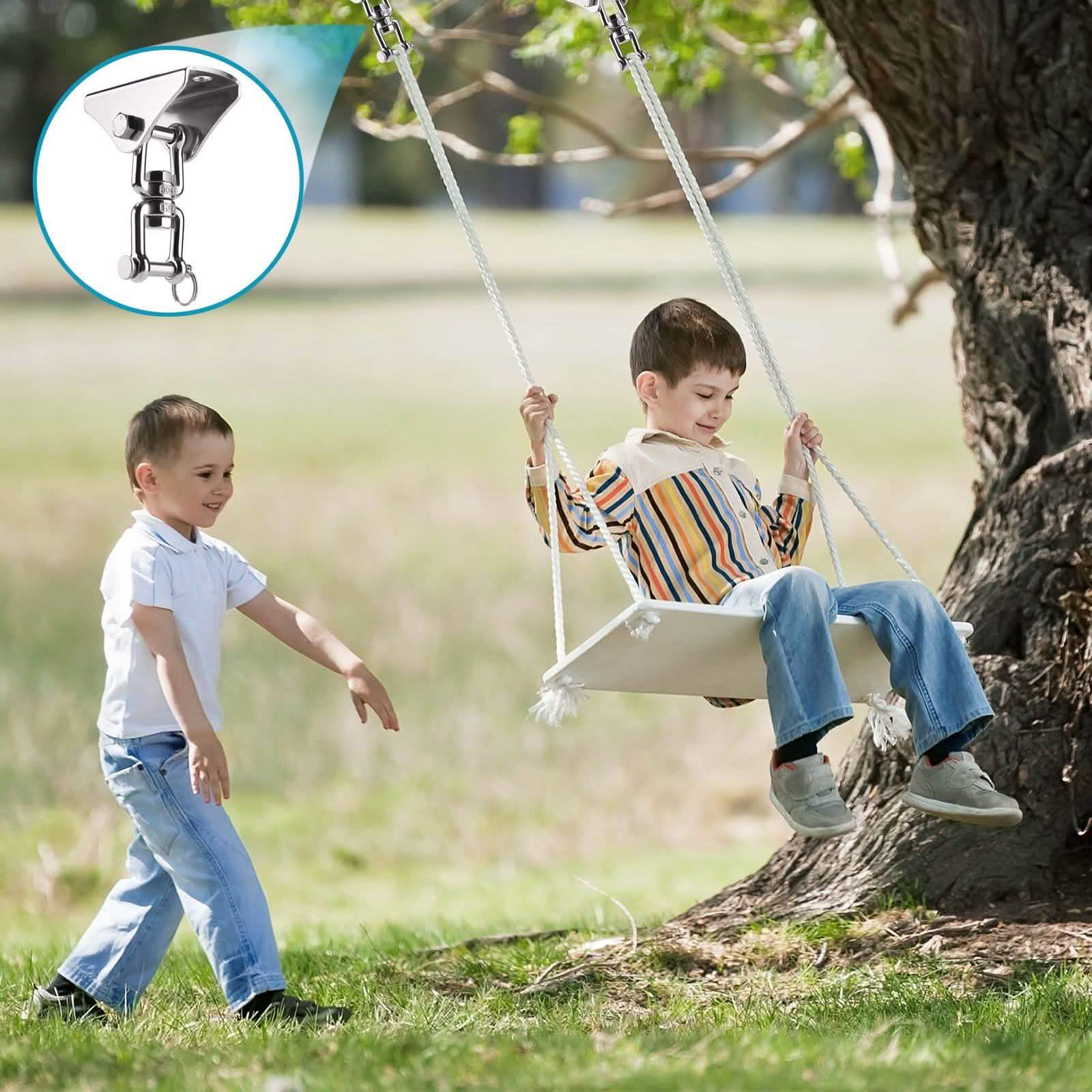 2-Pack: 360° Rotation Swing Hanger Brackets Set DailySale