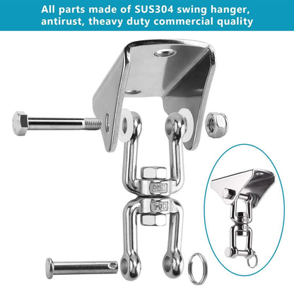 2-Pack: 360° Rotation Swing Hanger Brackets Set DailySale