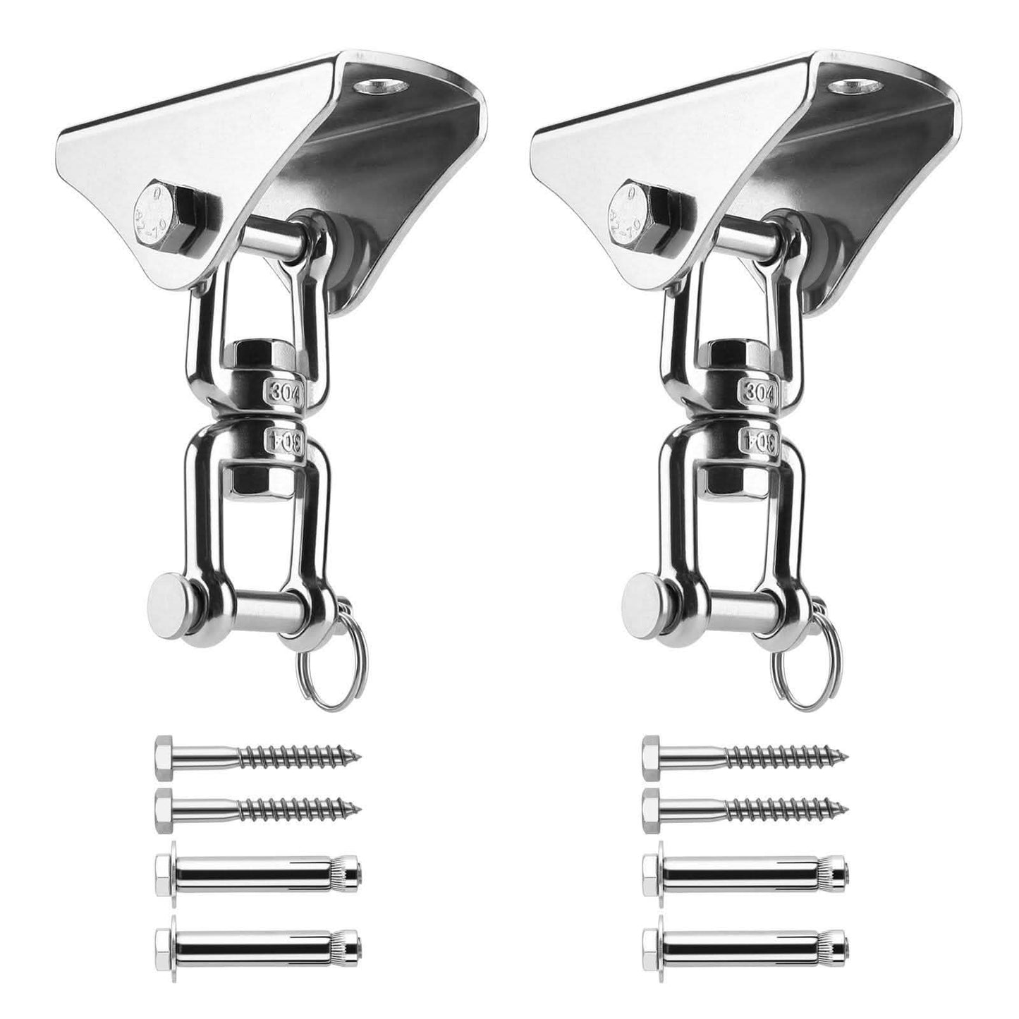 2-Pack: 360° Rotation Swing Hanger Brackets Set DailySale