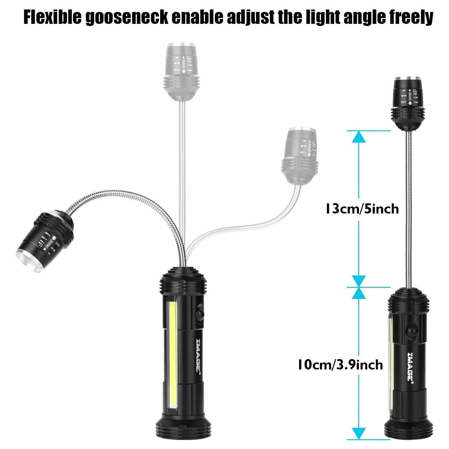 2-Pack: 360º Gooseneck LED Magnetic Base Lamp DailySale