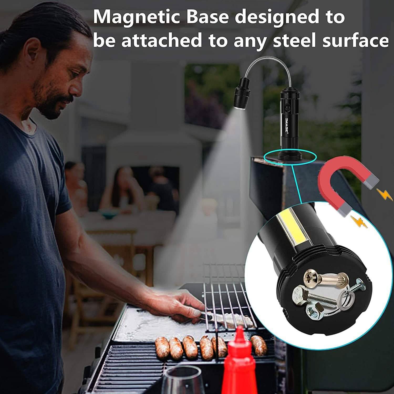 2-Pack: 360º Gooseneck LED Magnetic Base Lamp DailySale