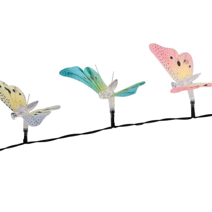 2-Pack: 3.8M Solar String Butterfly Lights DailySale