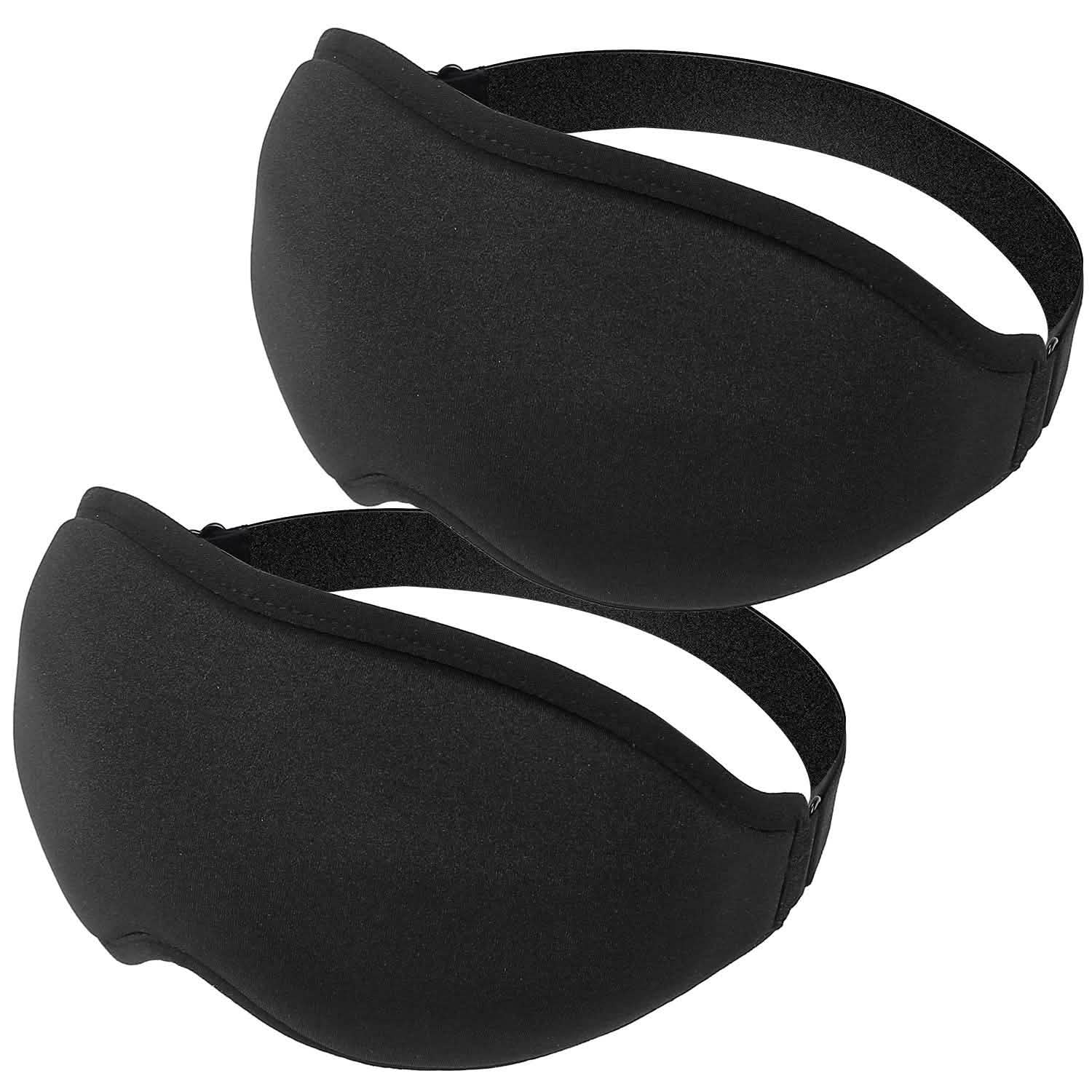 2-Pack: 3D Contoured Cup Light Blockout Sleeping Mask DailySale