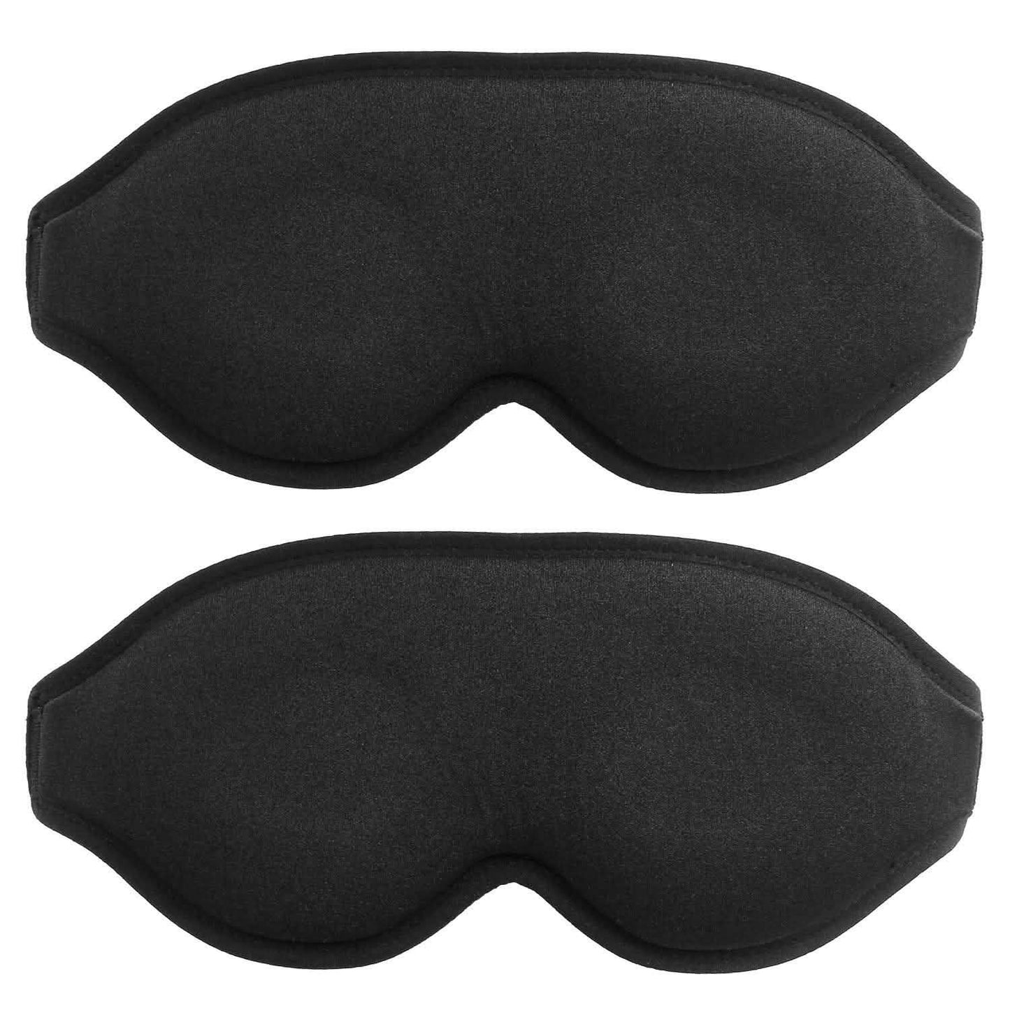 2-Pack: 3D Contoured Cup Light Blockout Sleeping Mask DailySale