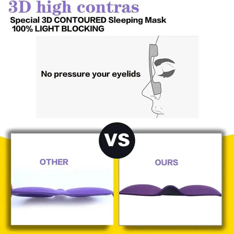 2-Pack: 3D Eye mask for Sleeping DailySale