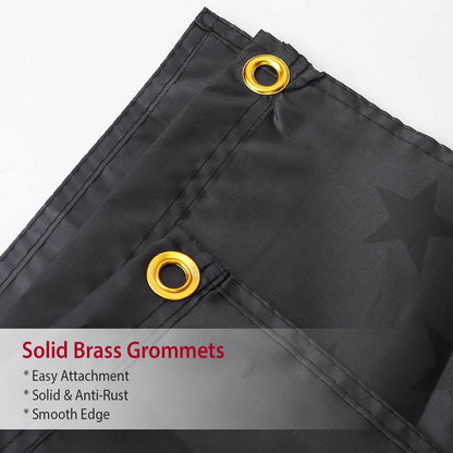 2-Pack: 3X5 Ft. All Black American Flag DailySale