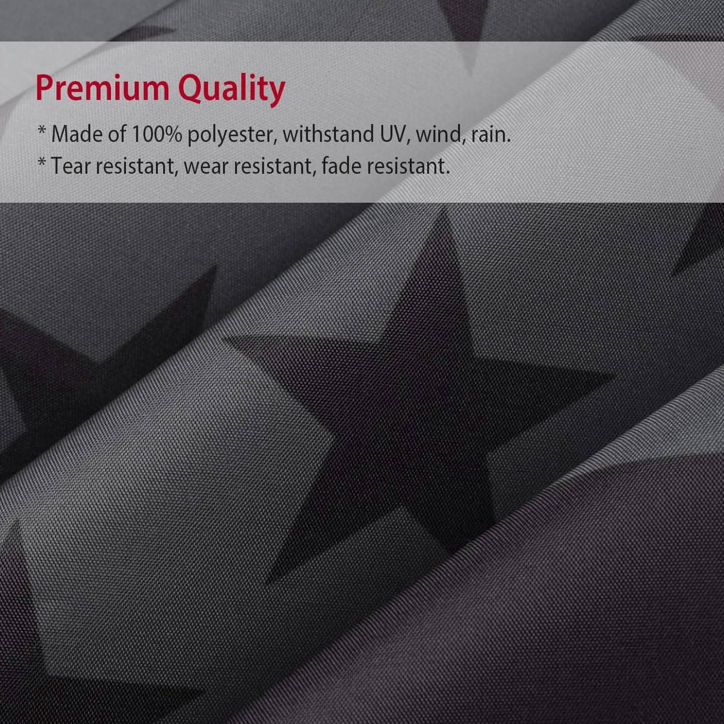 2-Pack: 3X5 Ft. All Black American Flag DailySale
