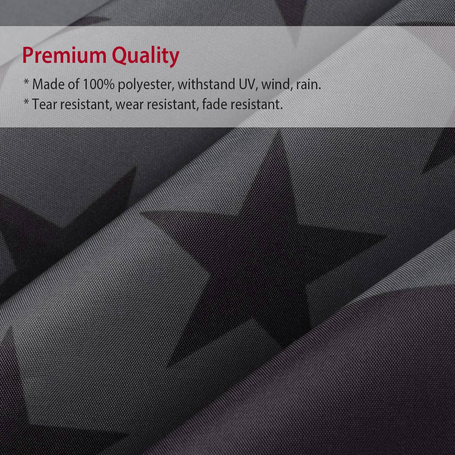 2-Pack: 3X5 Ft. All Black American Flag DailySale