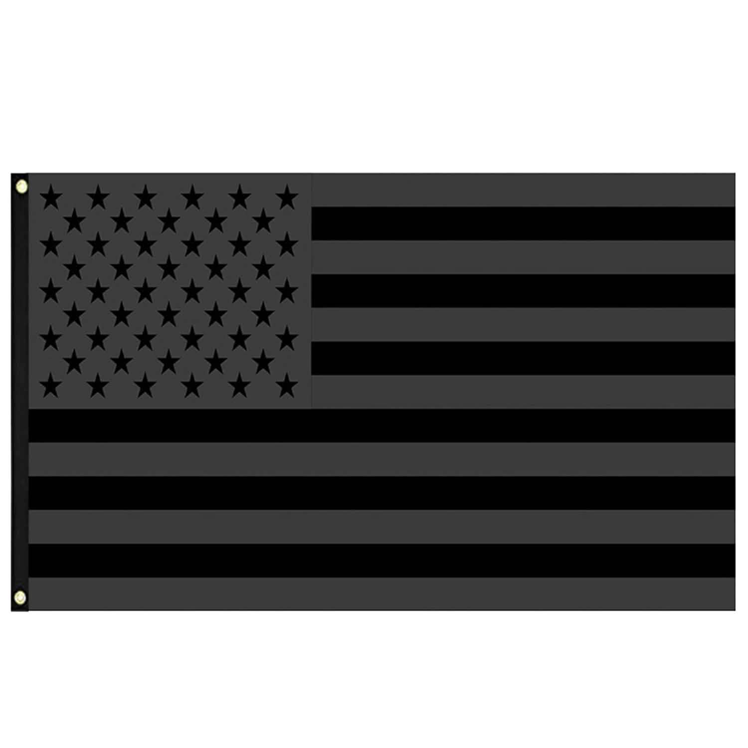 2-Pack: 3X5 Ft. All Black American Flag DailySale