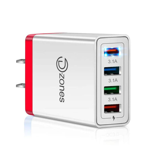 2-Pack: 4 Port High-Speed Wall Charger DailySale