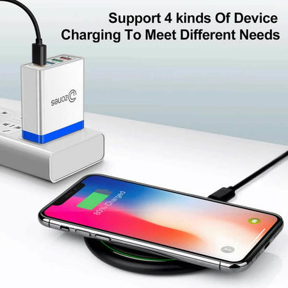 2-Pack: 4 Port High-Speed Wall Charger DailySale