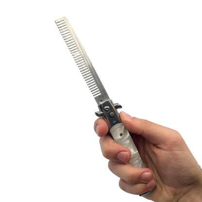 2-Pack: 4" Stiletto Automatic Comb Knife DailySale