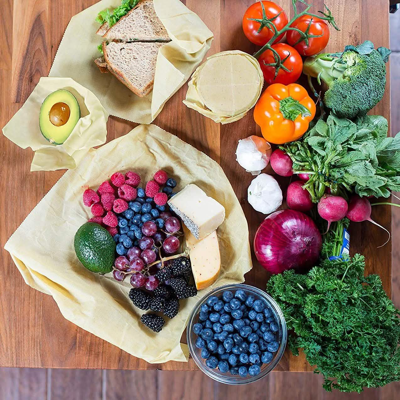 2-Pack: 4 Variety Beeswax Food Wraps DailySale
