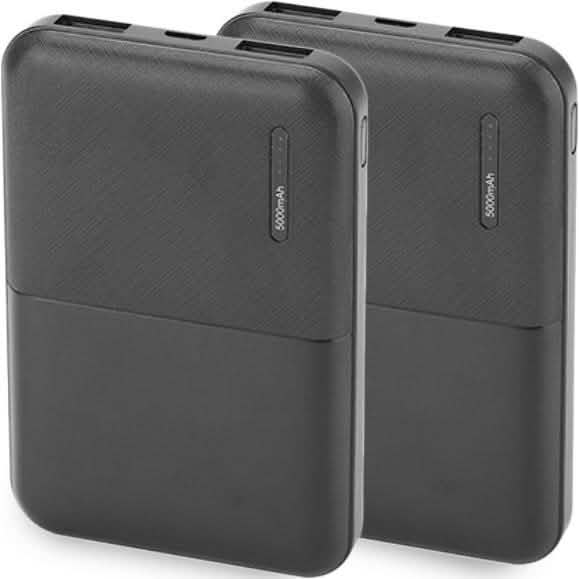 2-Pack: 5000mAh Power Bank DailySale