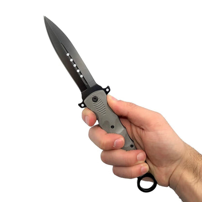2-Pack: 6" Finger Loop Knife with ABS Handle DailySale